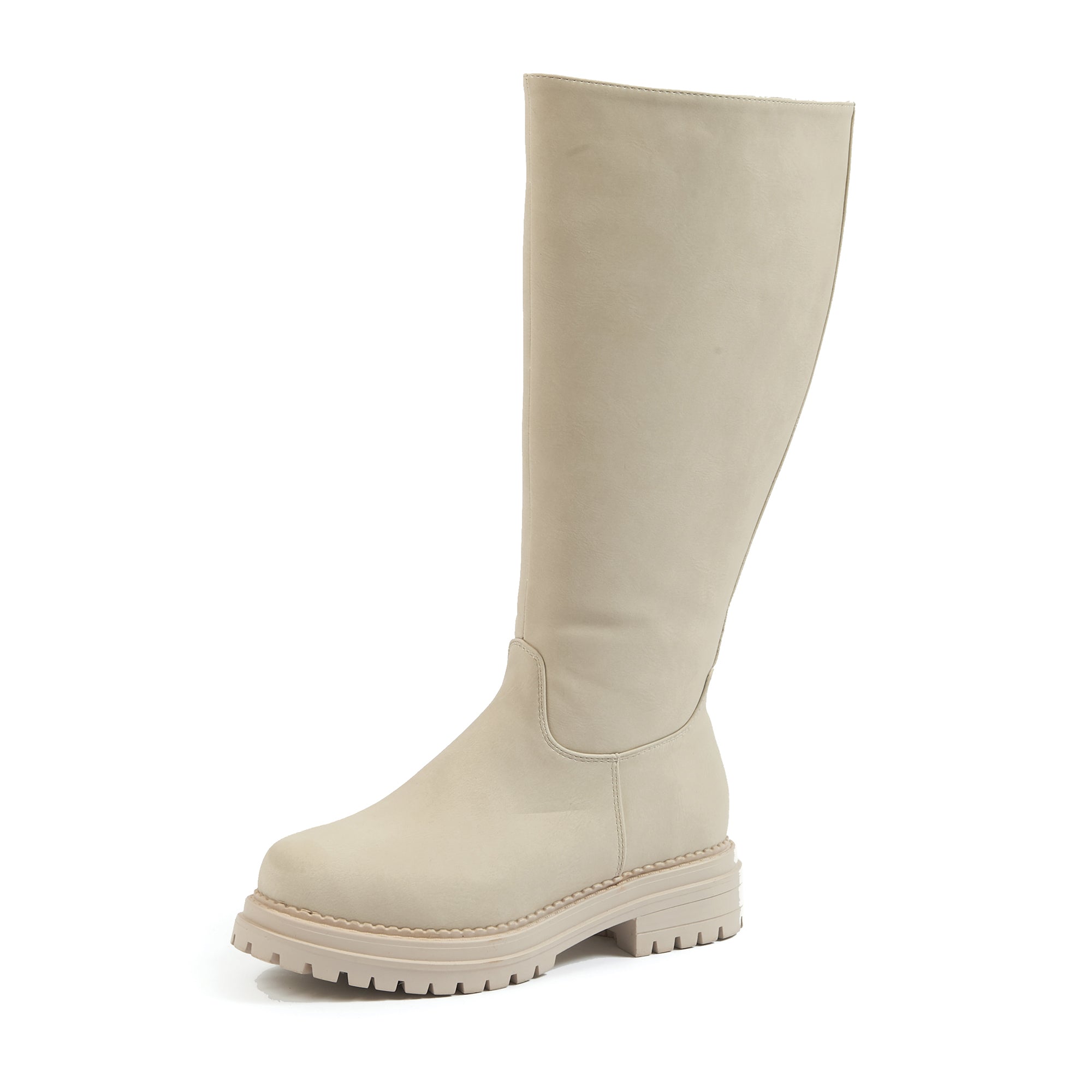 Laarzen Voor Brede Kuiten XL - Model Emilie - Beige