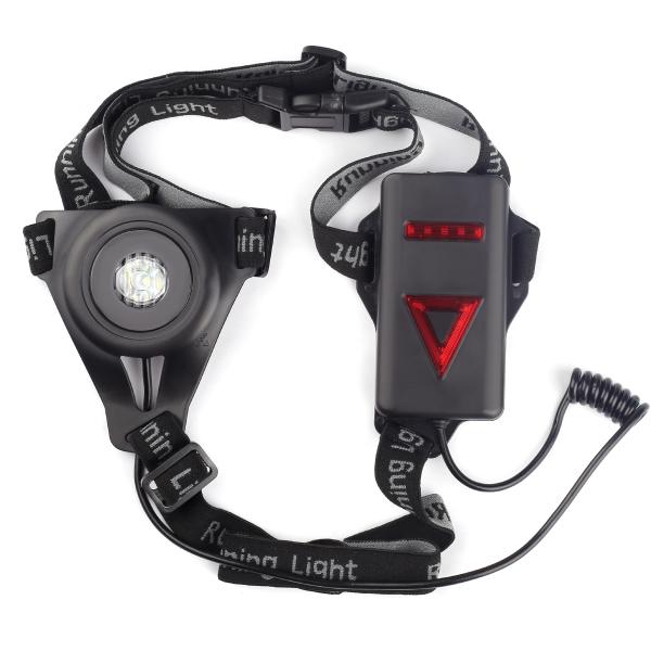 Sportharnas Met Led-Verlichting Safelt - Zwart