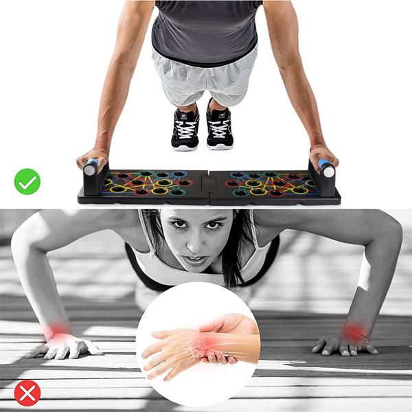 Push-Up Plank - Zwart