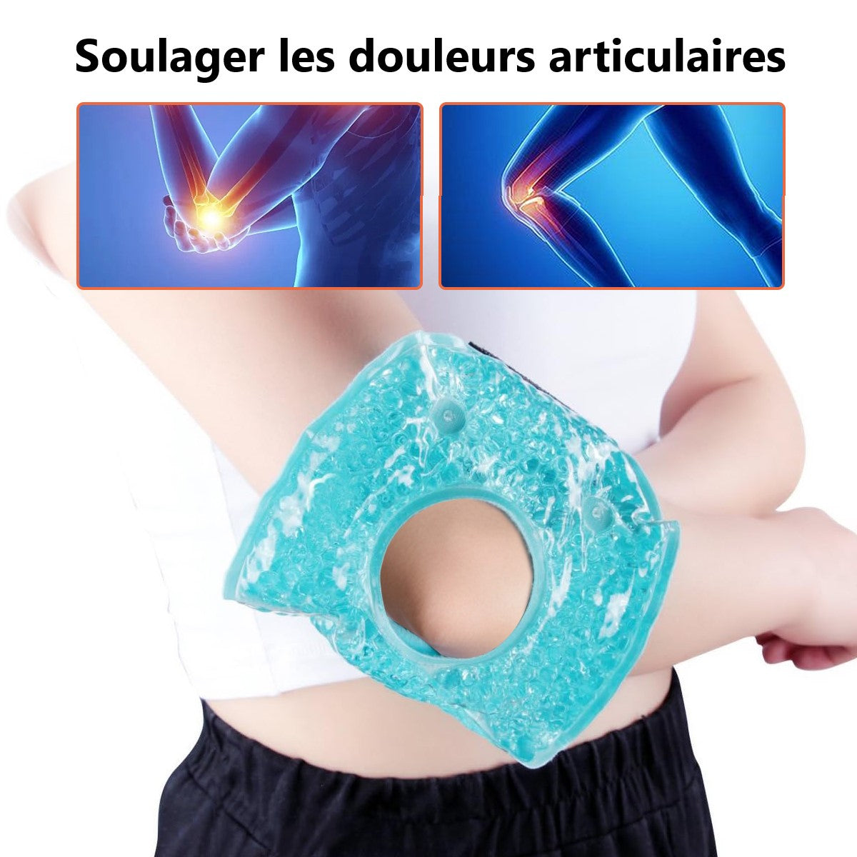 Warme En Koude Kniebeschermer - Blauw