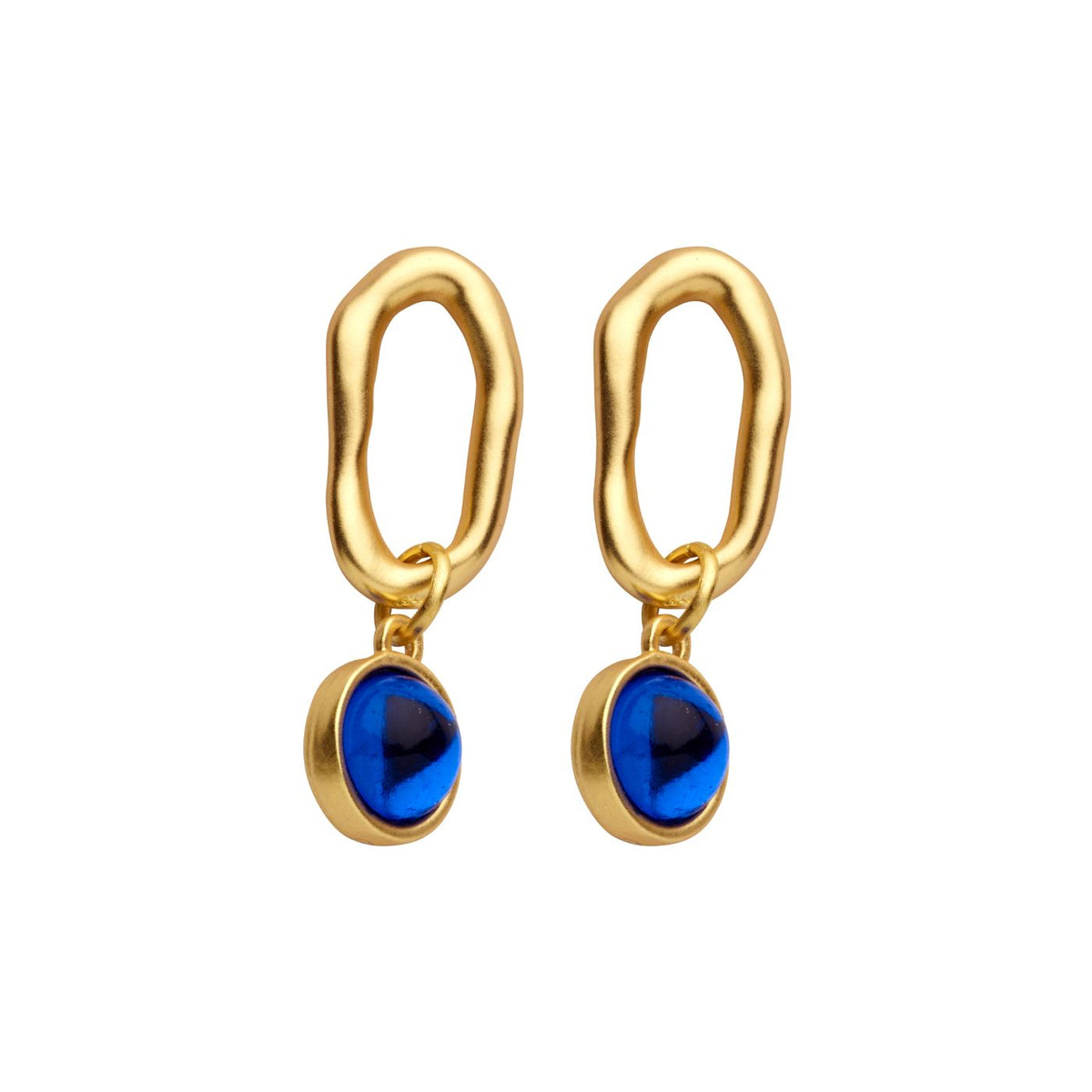 Oorbellen - Gamba Oorbellen Blauw