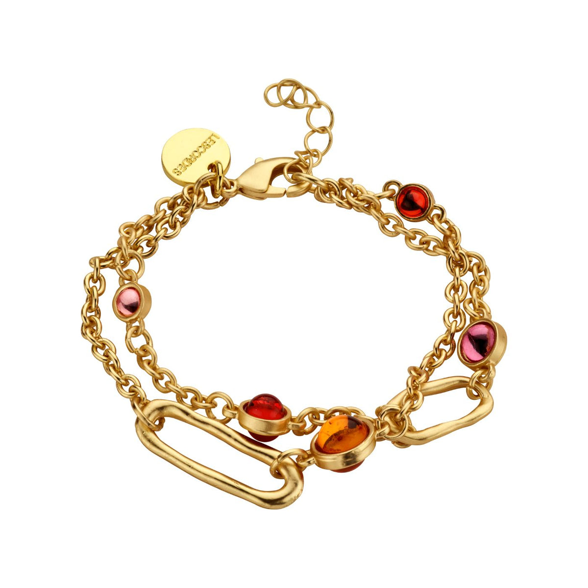 Bracelet - Gamba Armband Multi Oranje
