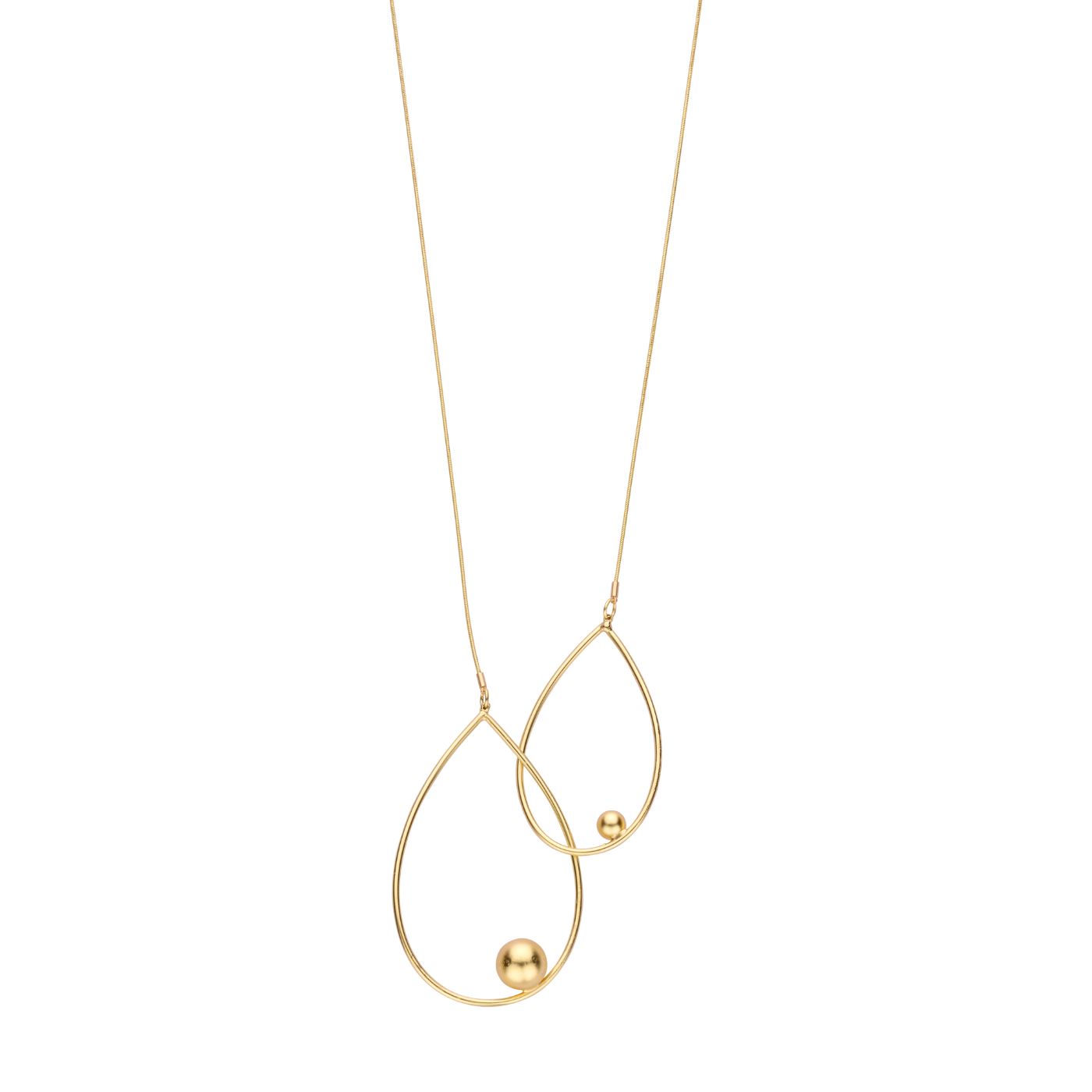 Collier - Gogo Halsketting Goudkleurig Mat