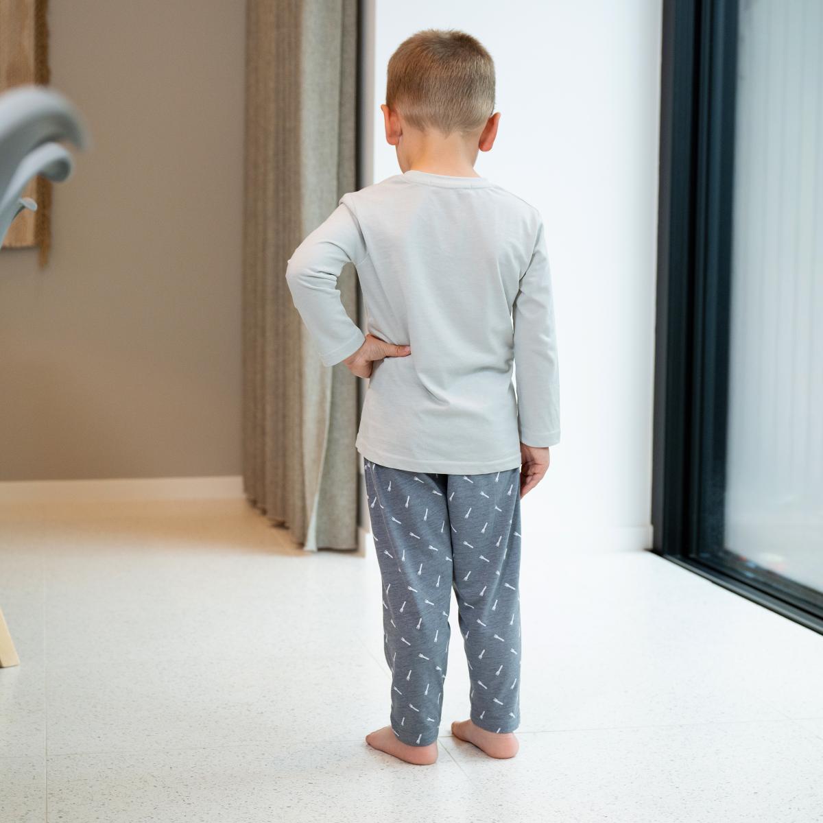 Mixte - Lange Pyjama - Lichtgrijs