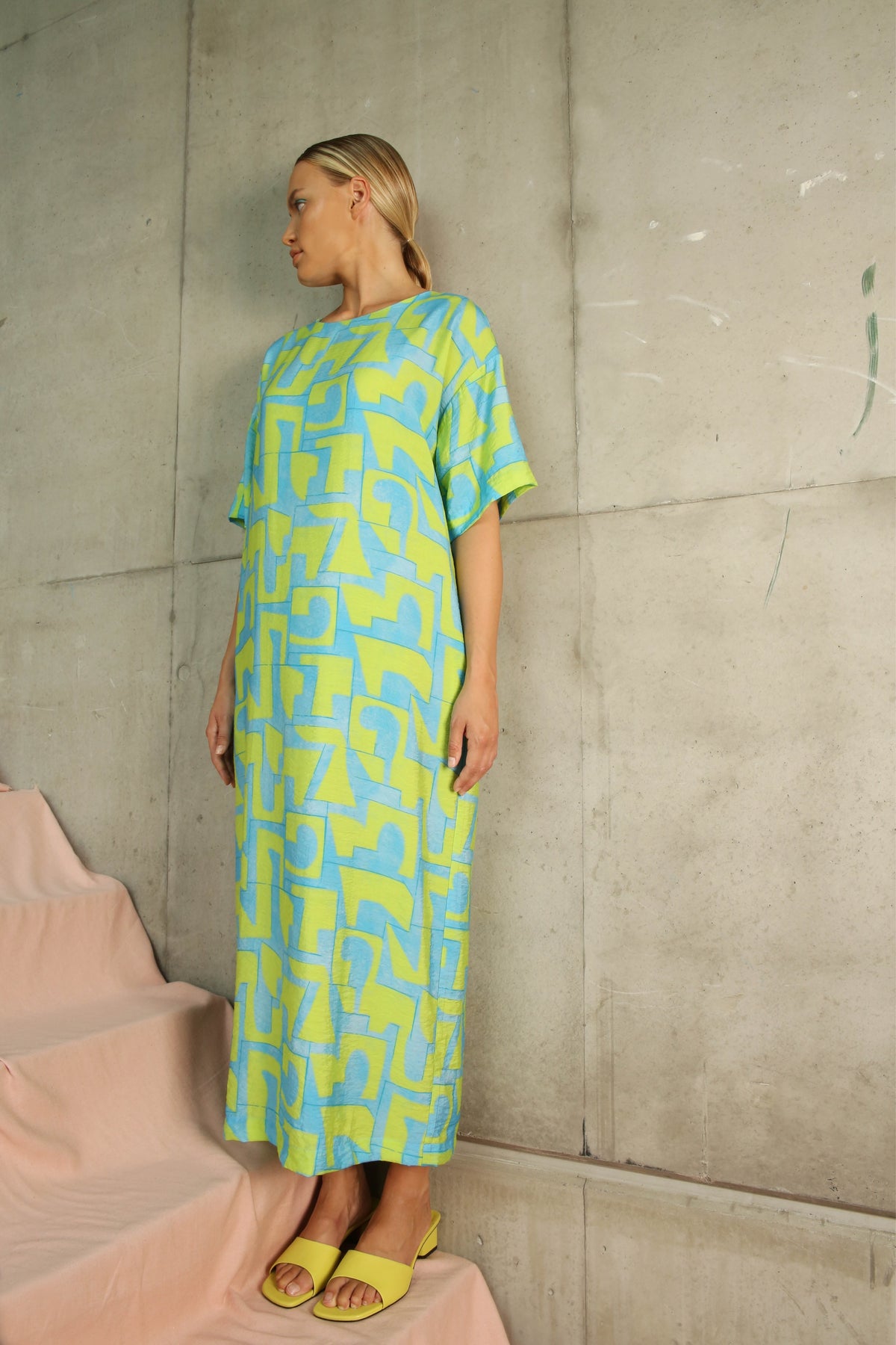 Jurk - Asmur - Ocean Aqua