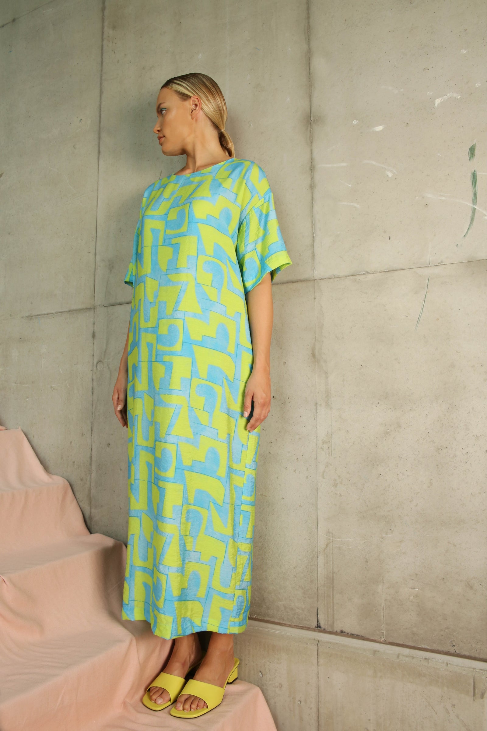 Jurk - Asmur - Ocean Aqua