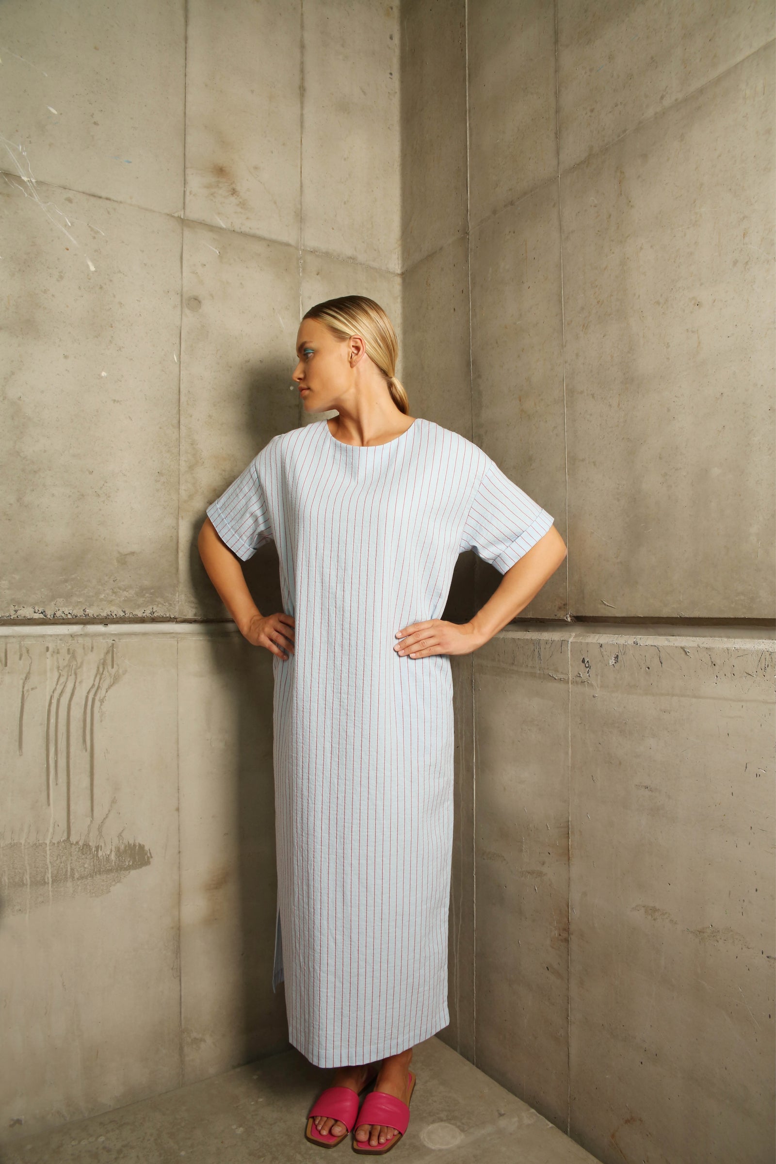 Robe - Asmur - Dusty Blue