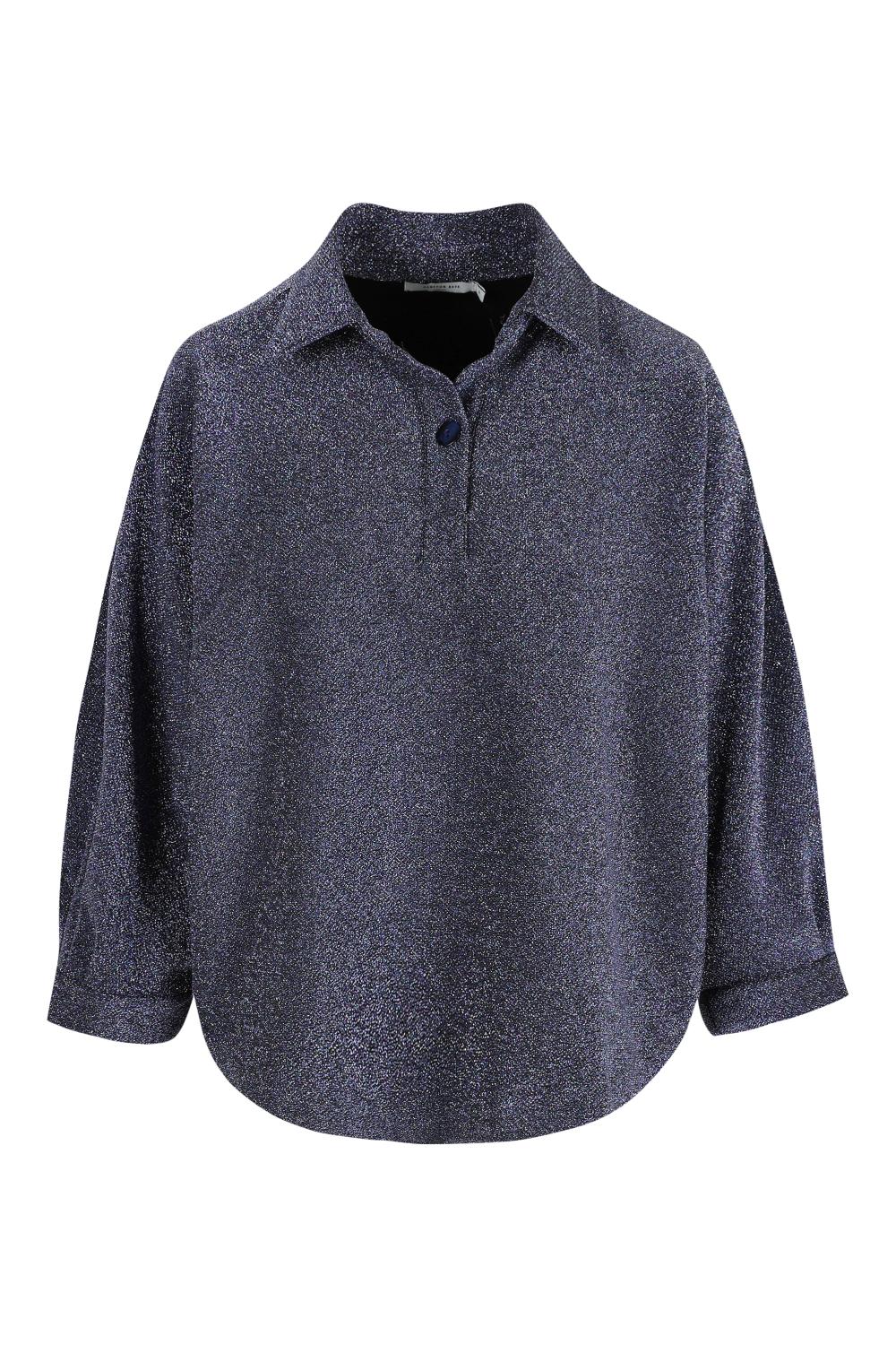 Blouse - Mari - Navy Peony