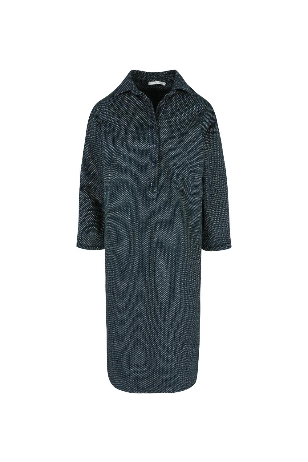 Jurk - Slee - Navy Peony