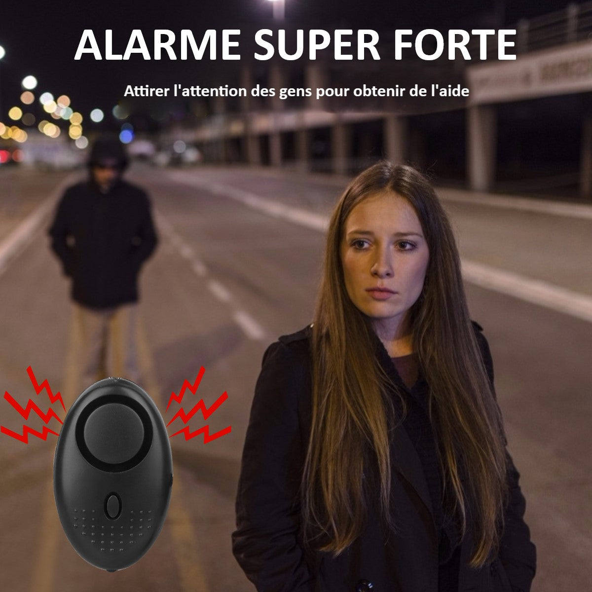 Afschrikwekkend Alarm - Zwart