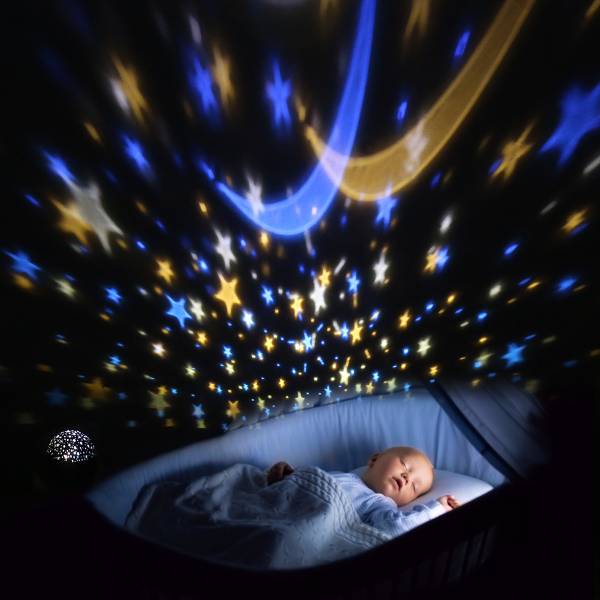 Nachtprojector En Bluetooth Luidspreker - Zwart