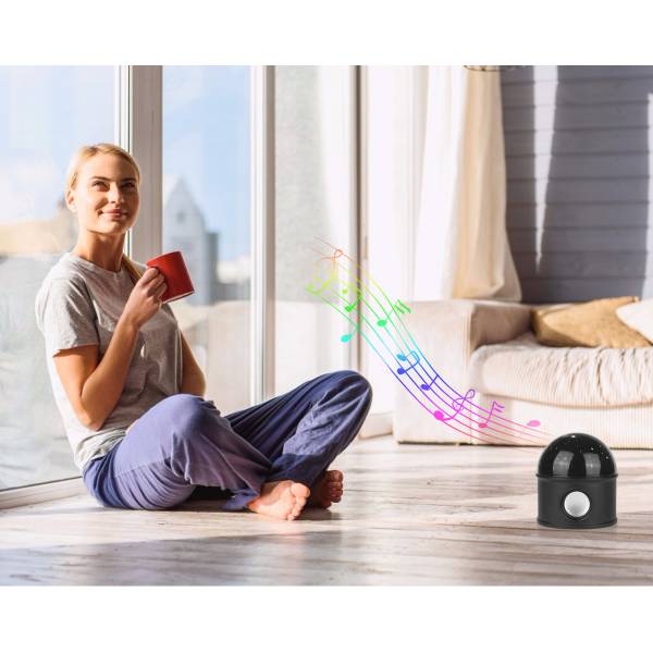 Nachtprojector En Bluetooth Luidspreker - Zwart