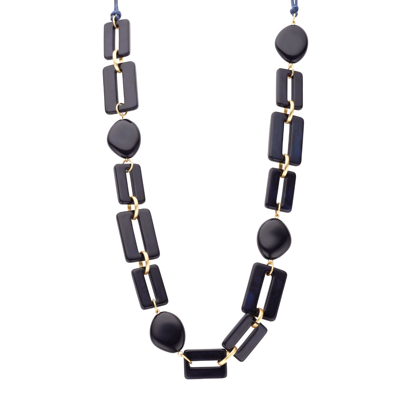 Halsketting - Kamila Halsketting Donkerblauw