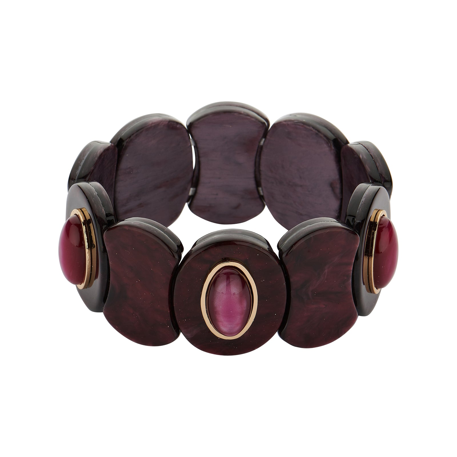 Bracelet - Karla Aubergine