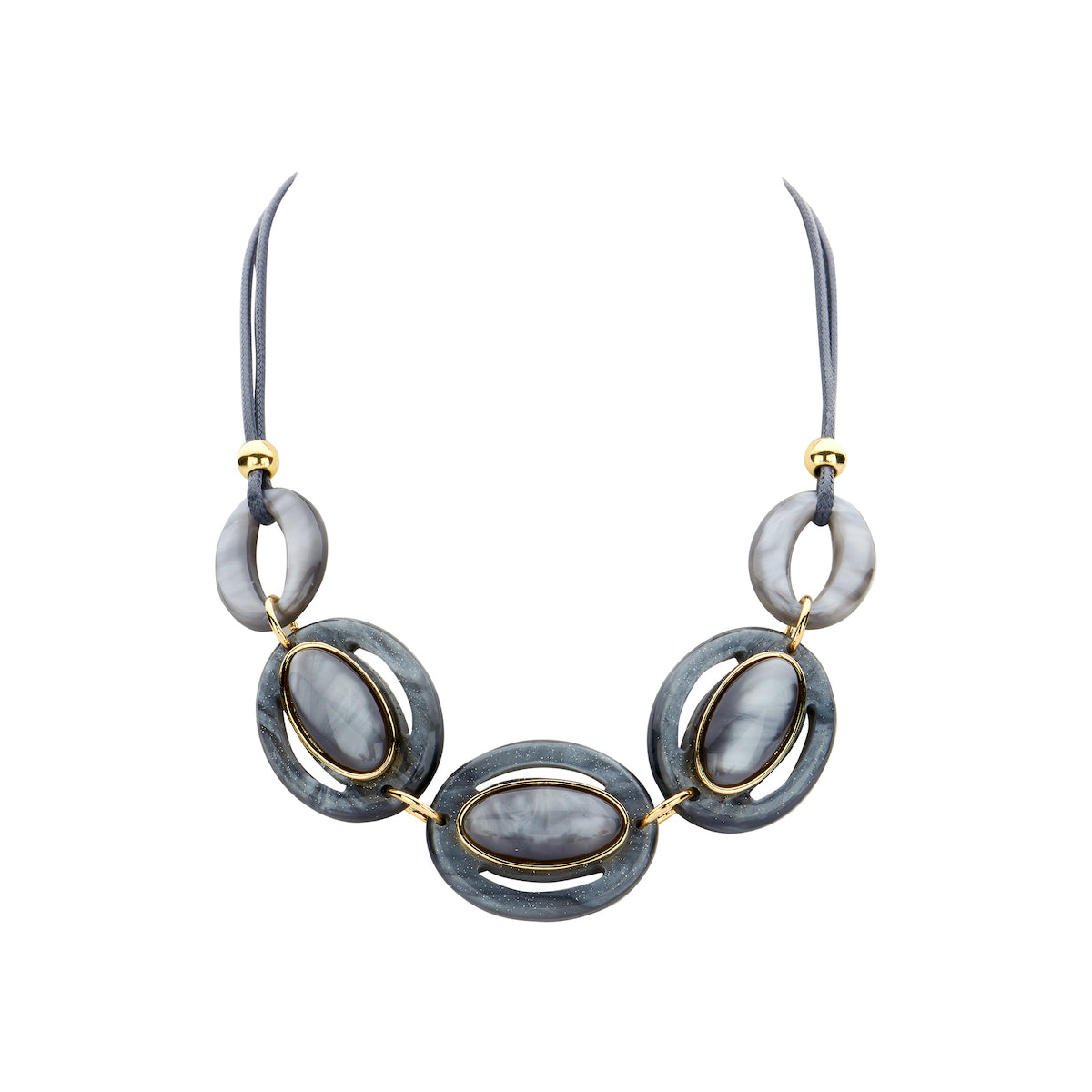 Halsketting - Karla Grijs