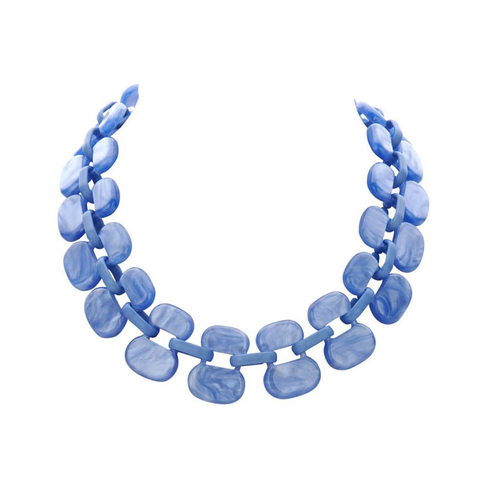 Collier - Keet Bleu Clair