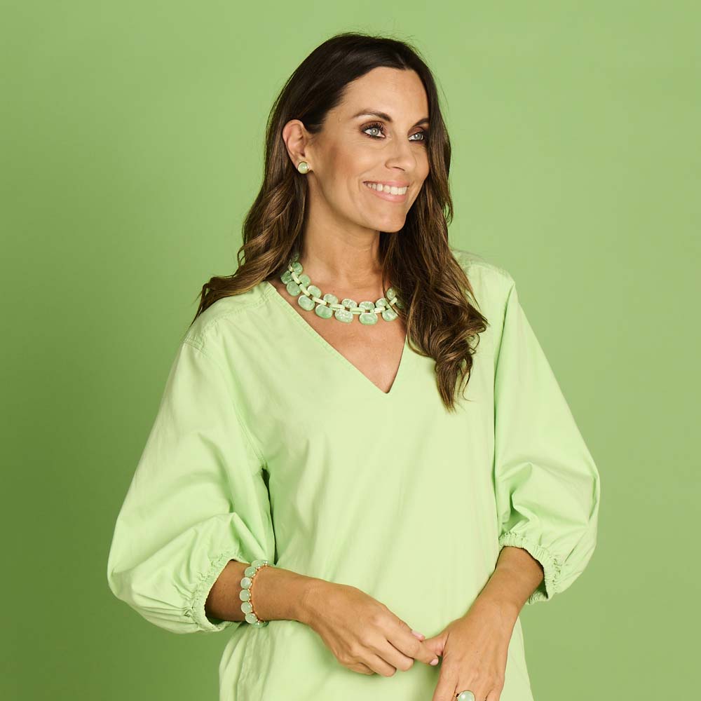 Collier - Keet Vert Clair