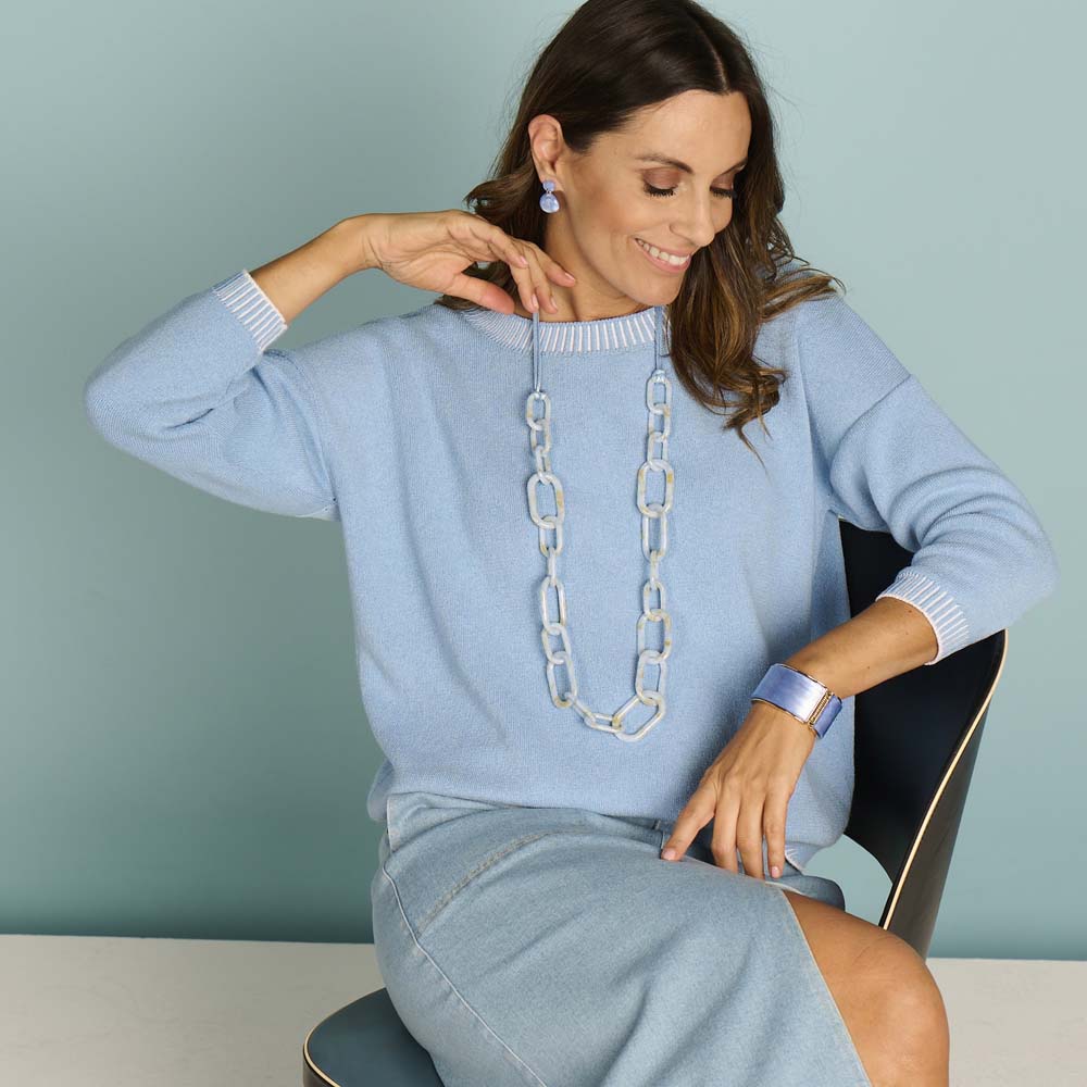 Collier - Kenai Bleu Clair