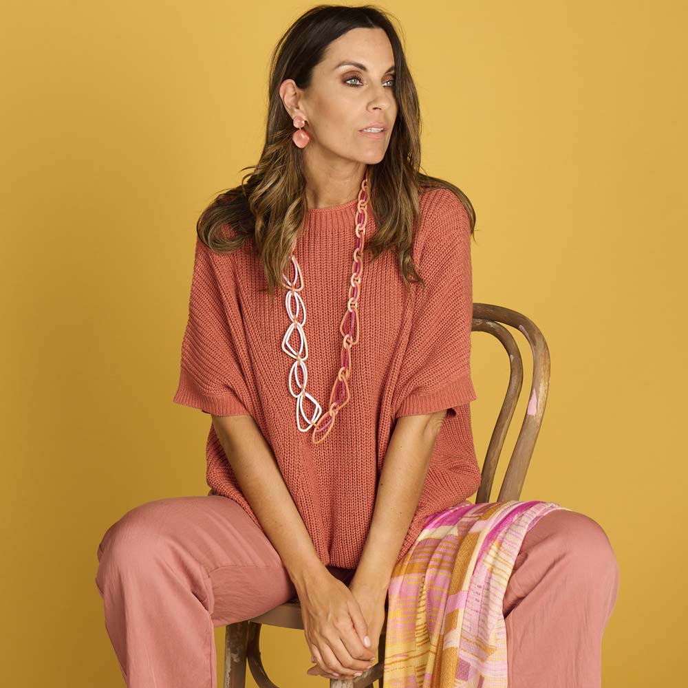 Collier - Kimo Fuchsia/Orange