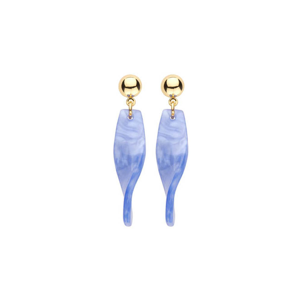 Boucles D'Oreilles - Klas Bleu Clair
