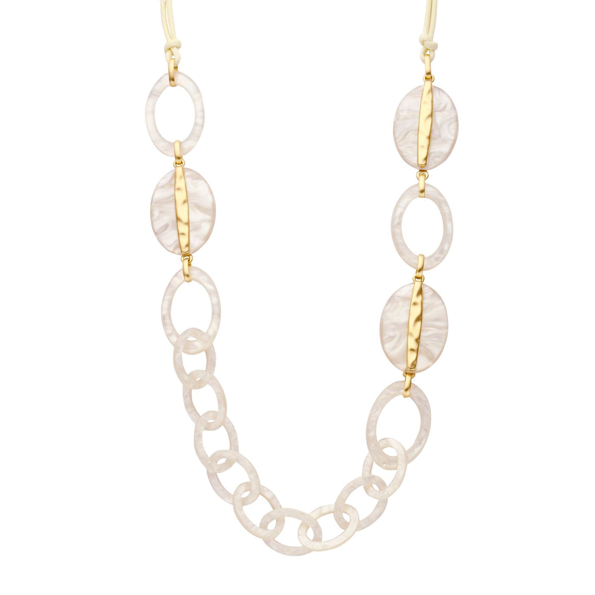 Collier - Klaus Halsketting Ecru
