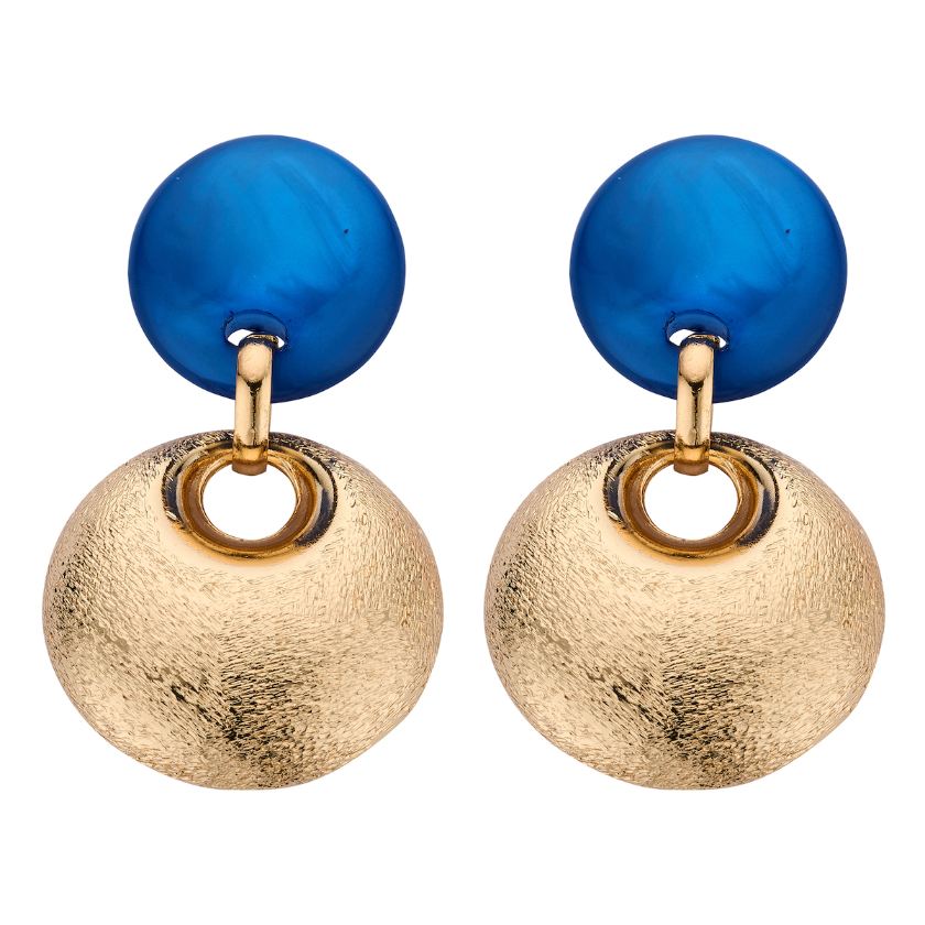Oorbellen - Kob29 Oorbellen Jeansblauw