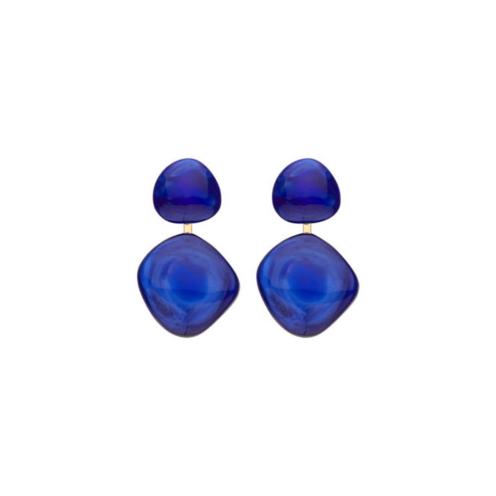 Boucles D'Oreilles - Kodi Bleu Foncé
