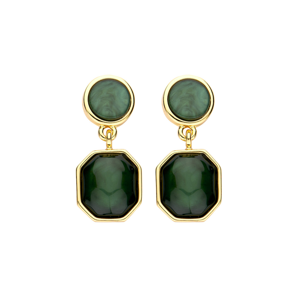Boucles - Kolli D'Oreilles Verte