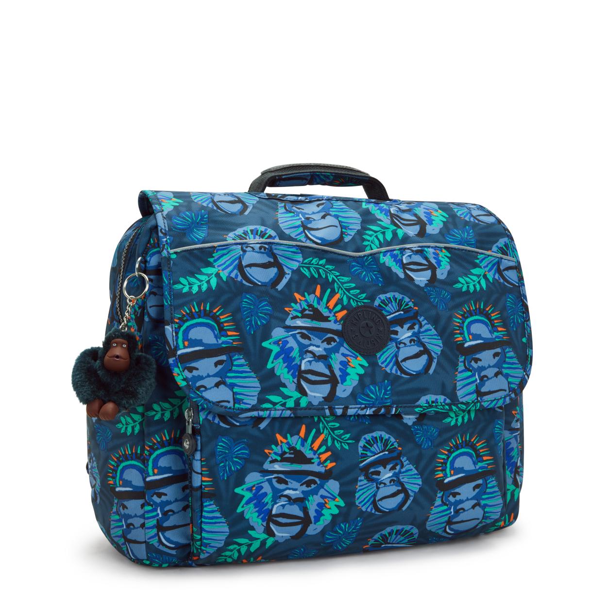 Codie L BTS Prt Blue Monkey Fun