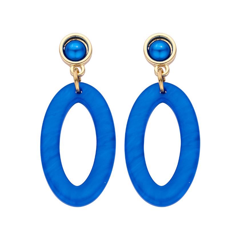 Oorbellen - Karn Oorbellen Blauw