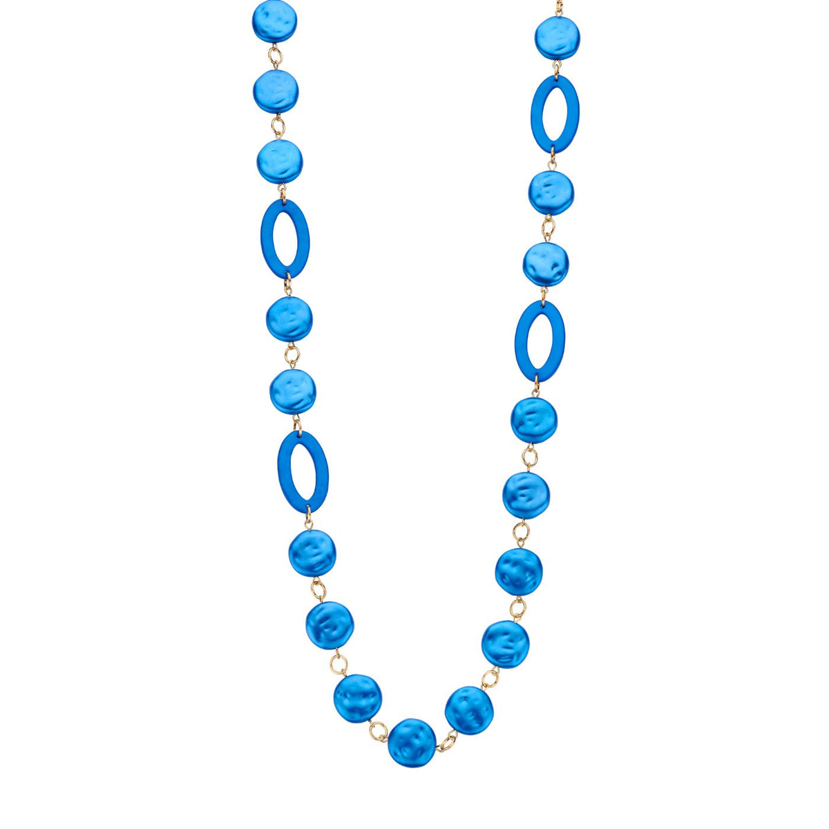 Halsketting - Karnlang Halsketting Blauw