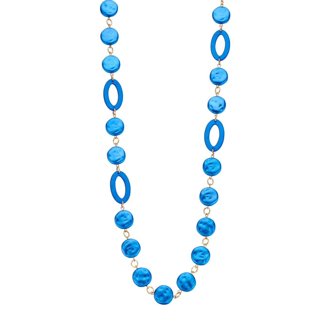 Halsketting - Karnlang Halsketting Blauw