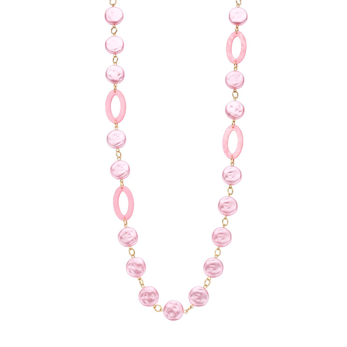 Halsketting - Karnlang Halsketting Roze
