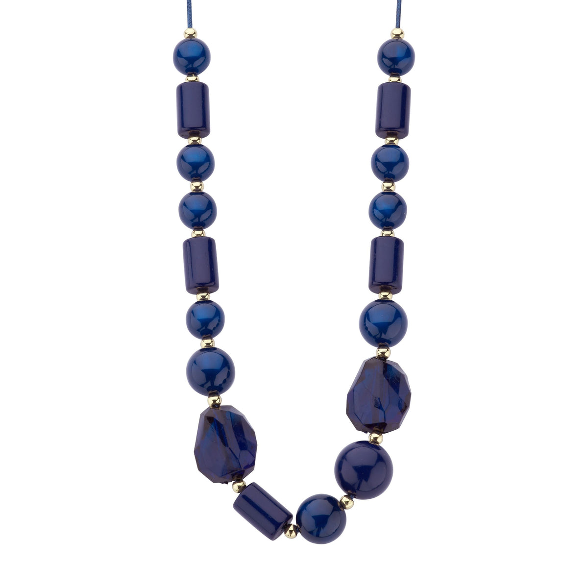 Collier - Kasper Halsketting Donkerblauw