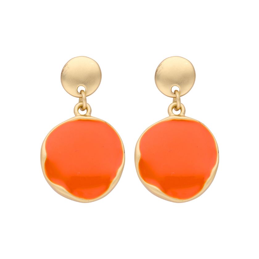 Boucles D'Oreilles - Kent Oorbellen Oranje
