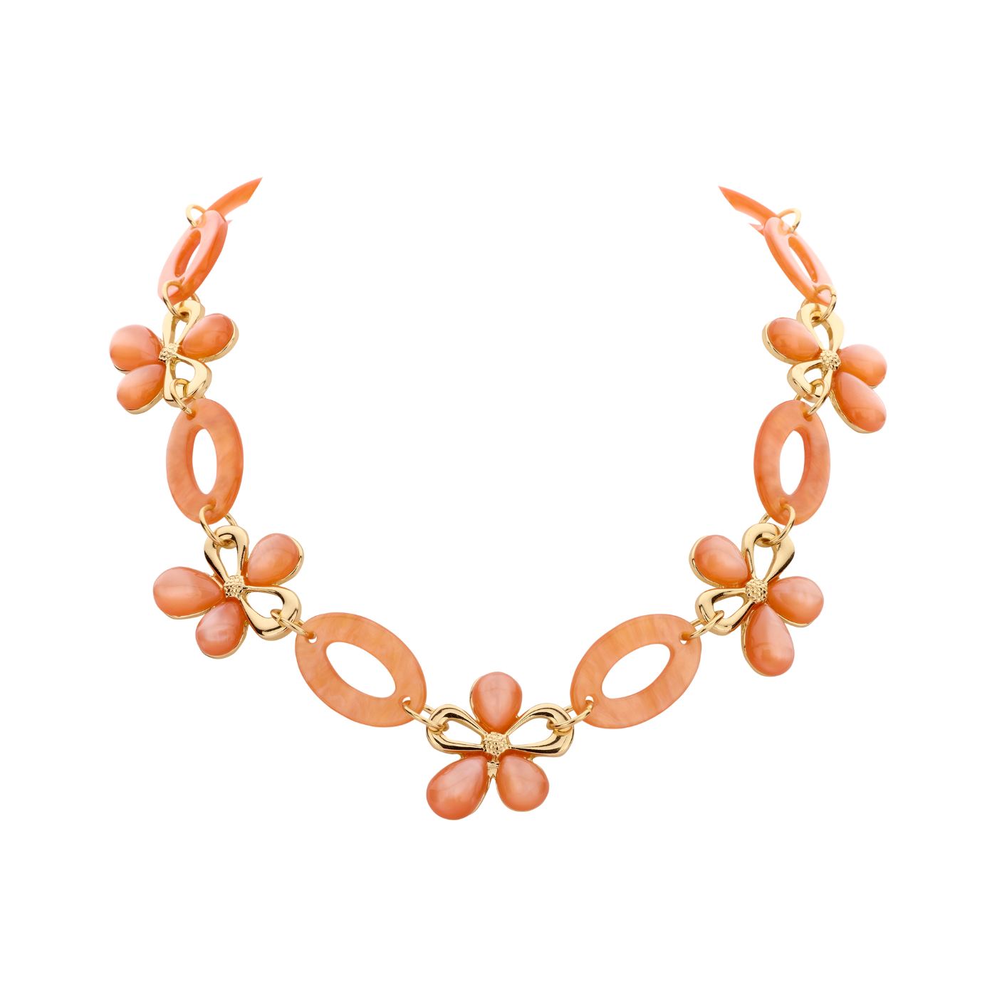 Collier - Klaas Halsketting Oranje