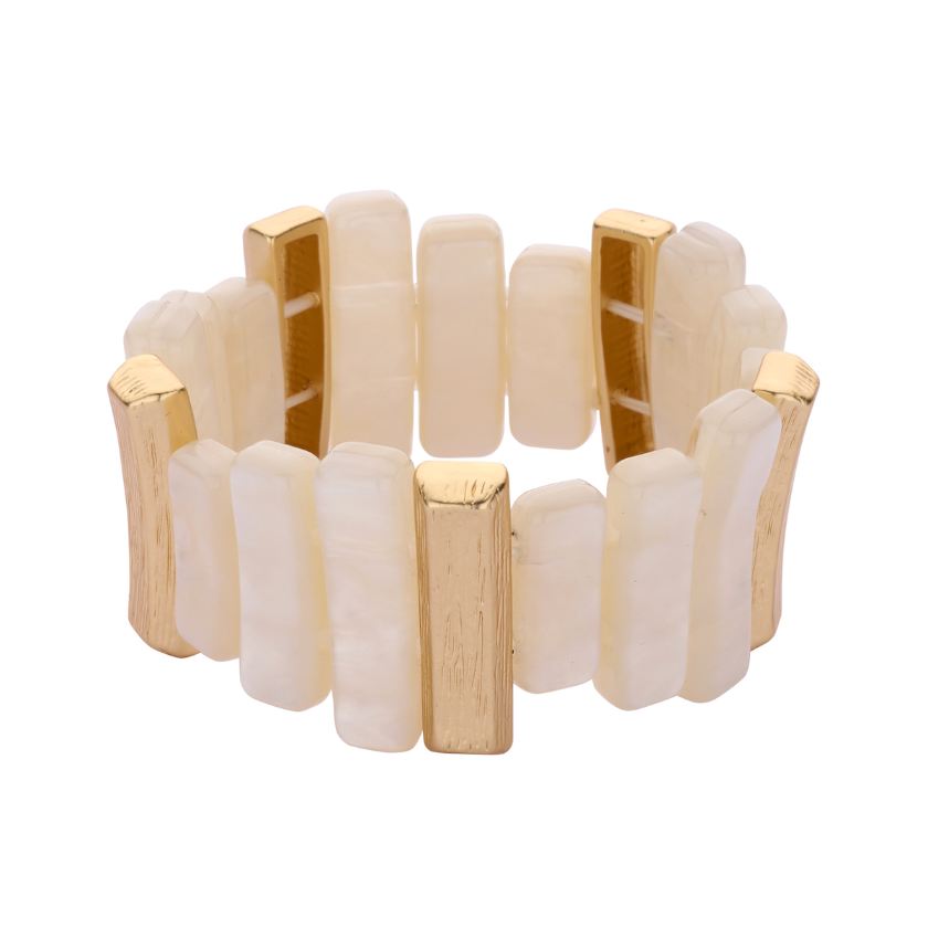 Bracelet - Konnor Armband Ecru
