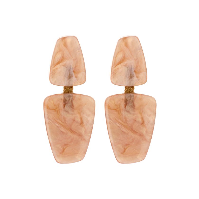 Boucles D'Oreilles - Konnor Oorbellen Beige