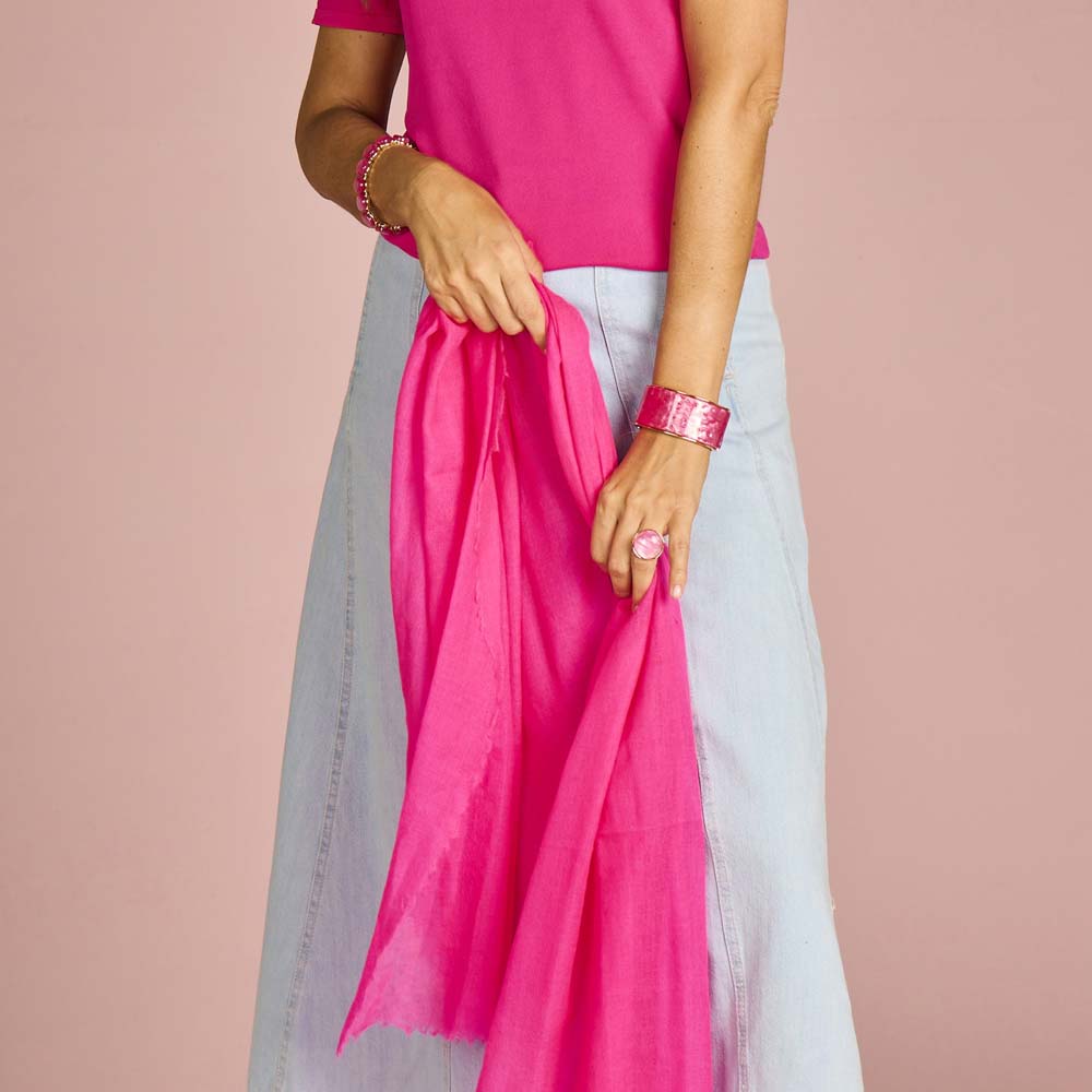 Sjaal - Lcscarves167 Fuchsia