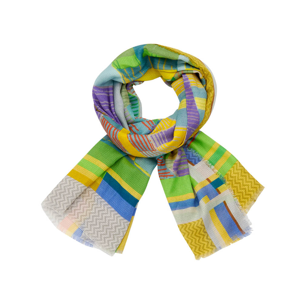 Sjaal - Lcscarves170 Multi Groen