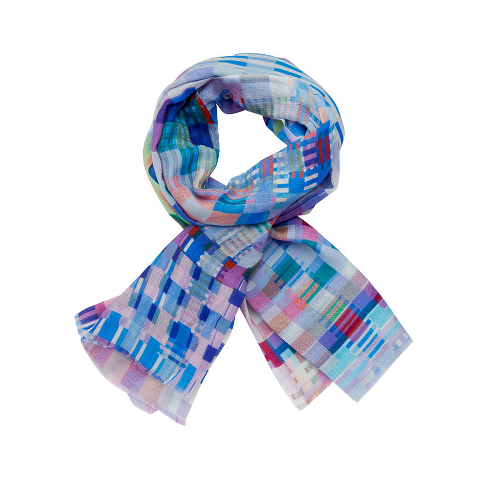 Sjaal - Lcscarves171 Multi Blauw