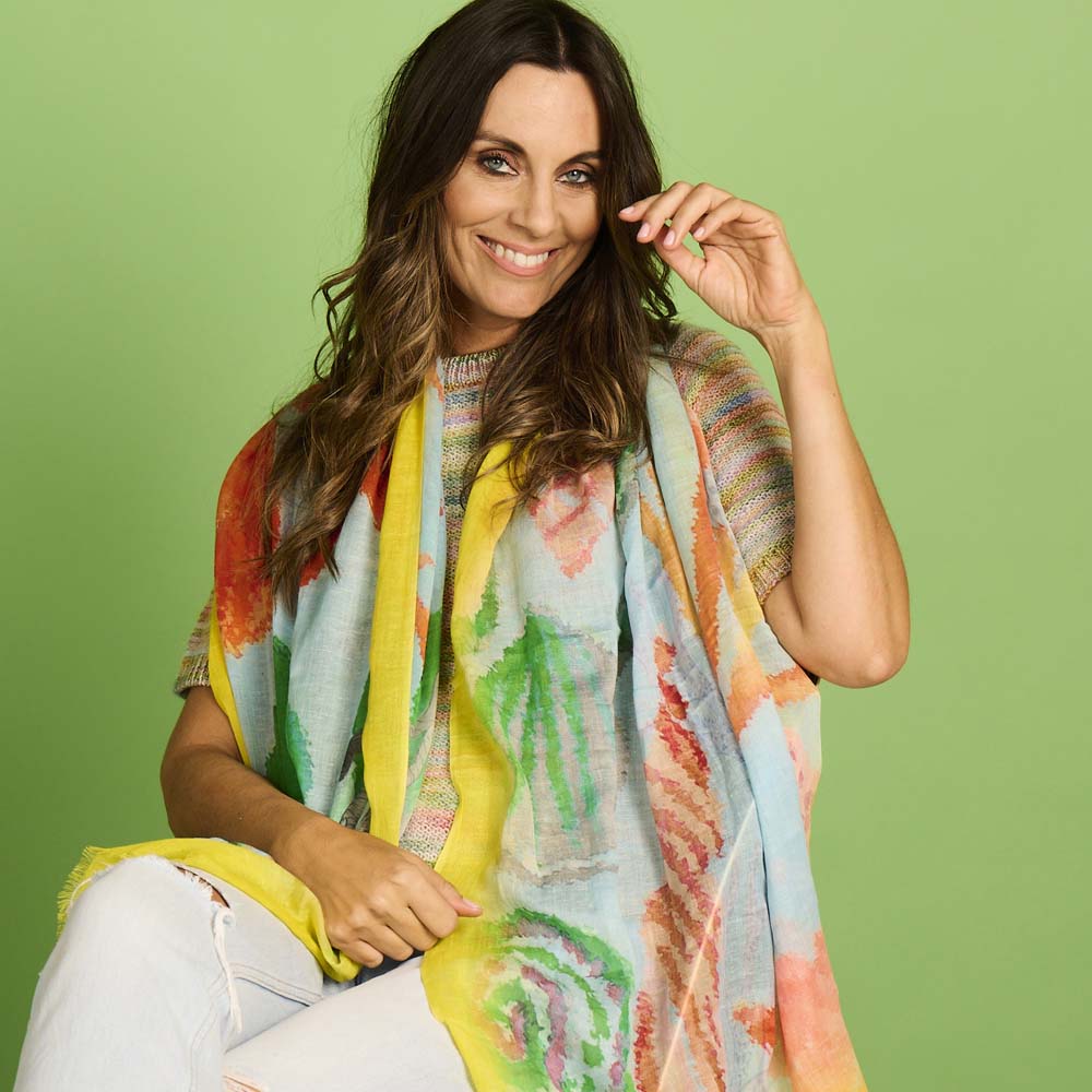 Sjaal - Lcscarves179 Geel