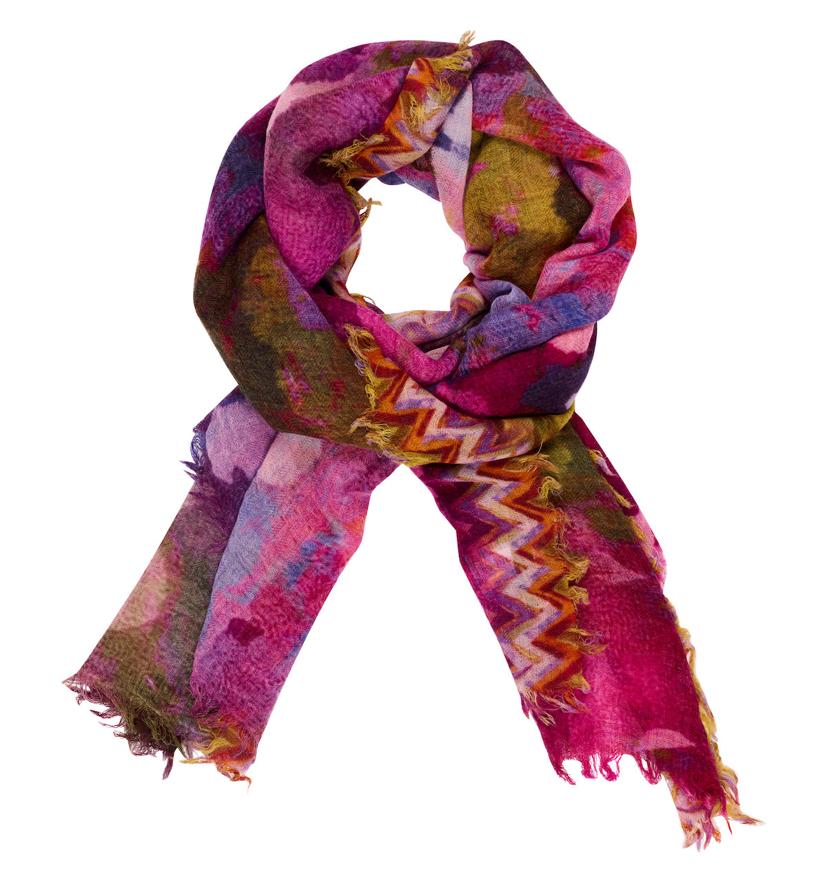 Sjaal - Lcscarves189 Multi Fuchsia