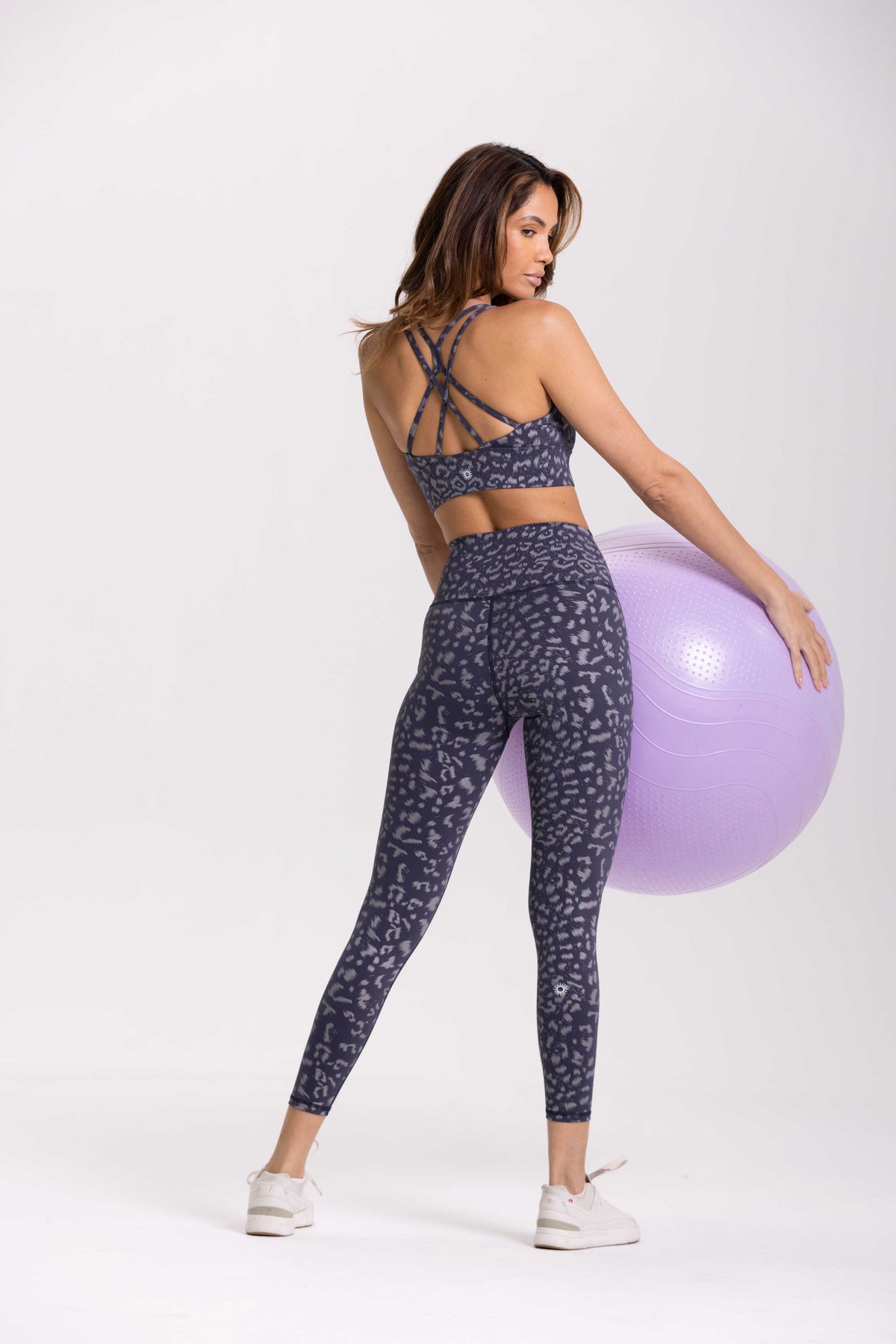 Legging Asa - Blauwe Luipaard