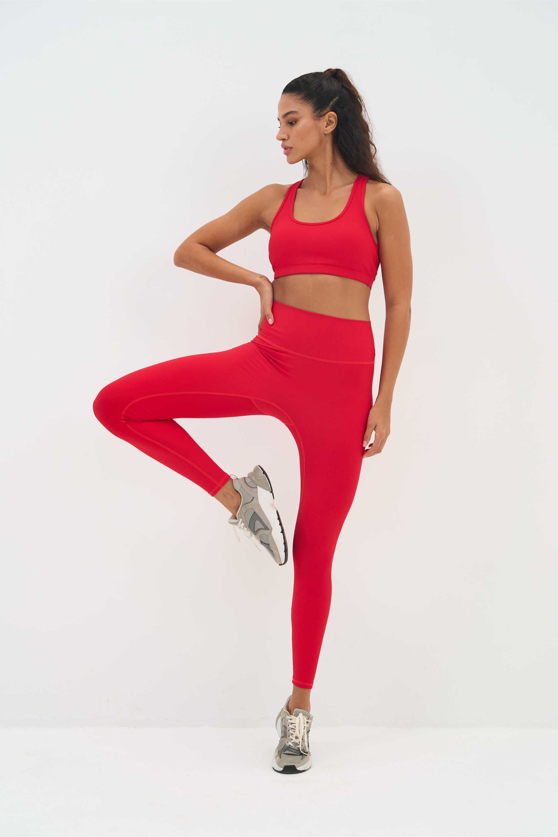 Legging Lotus - Rood