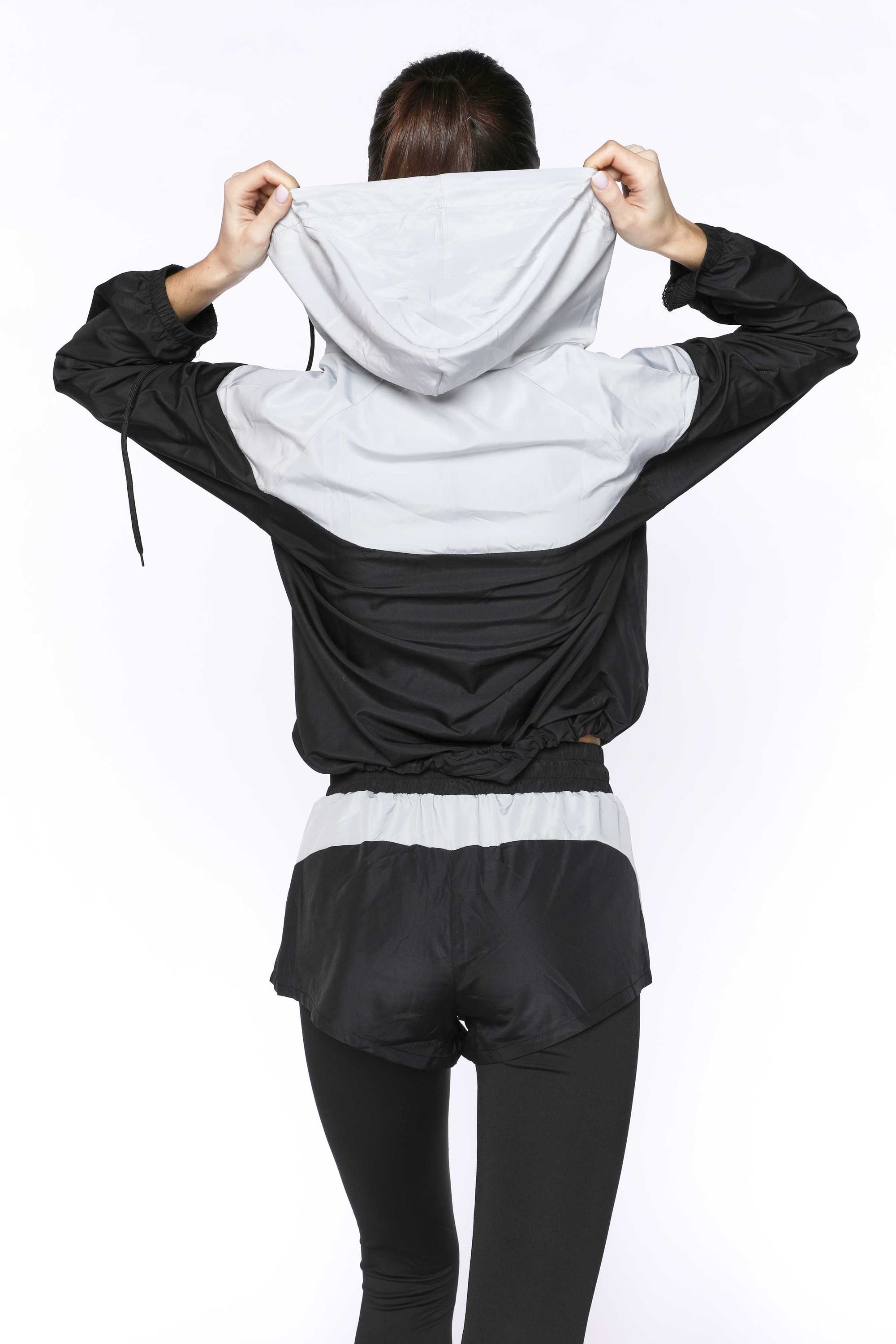 Trainingslegging Met Short Adele - Zwart/Grijs