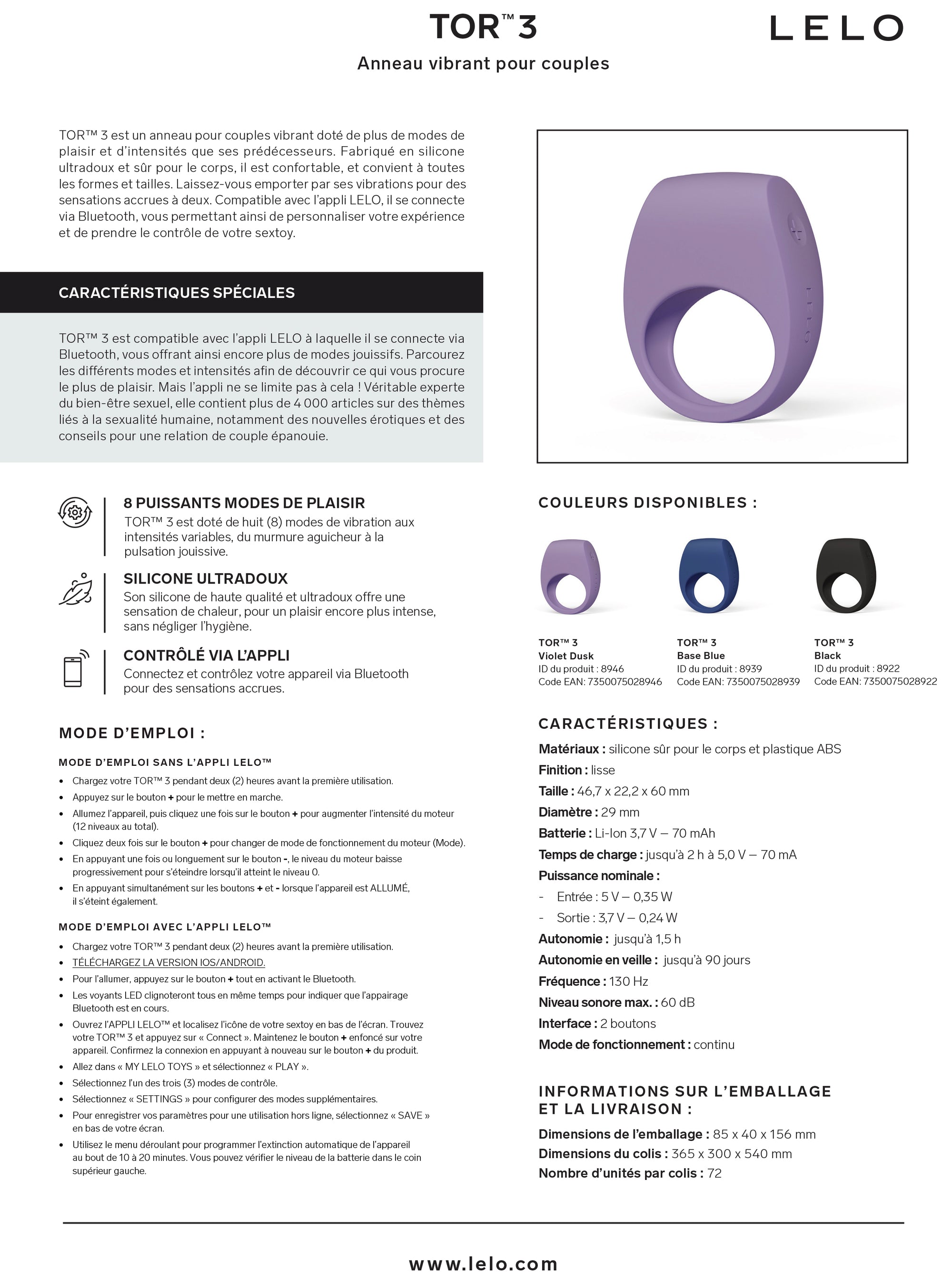Tor 3 Violet Dusk