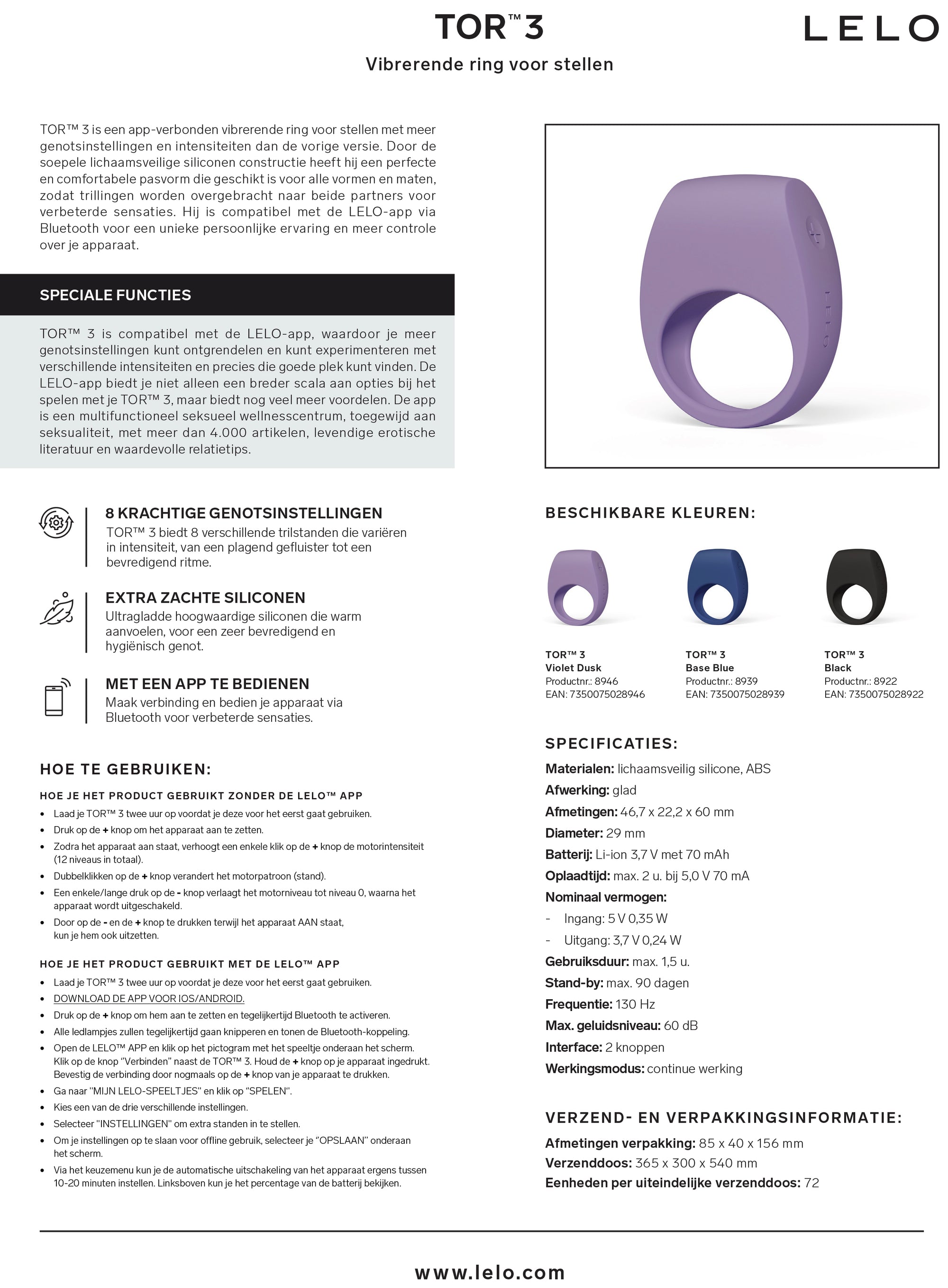 Tor 3 Violet Dusk