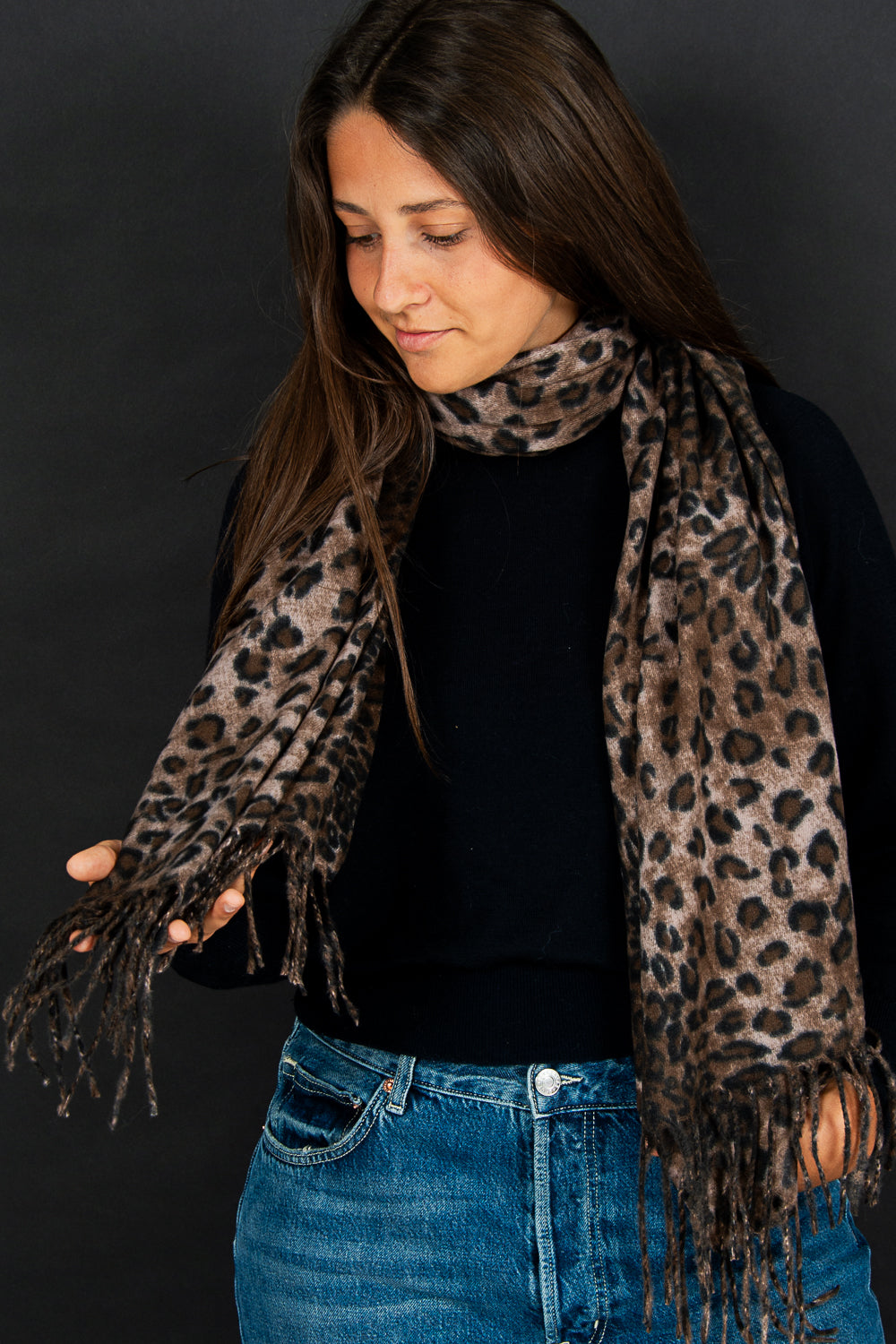 Lou - Luipaard Taupe