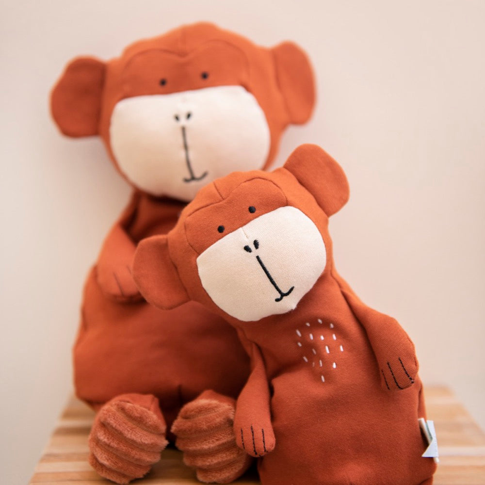 Knuffel groot - Mr. Monkey - SET OF 2 Pcs